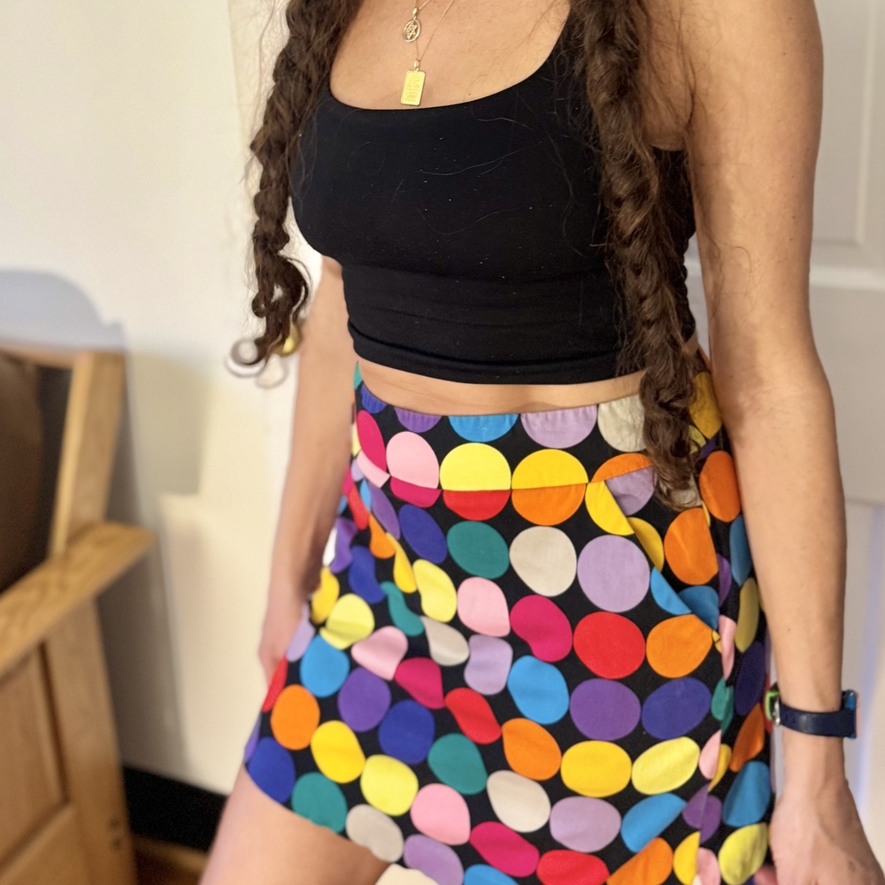 Colorful Polka Dot Women's Skirt